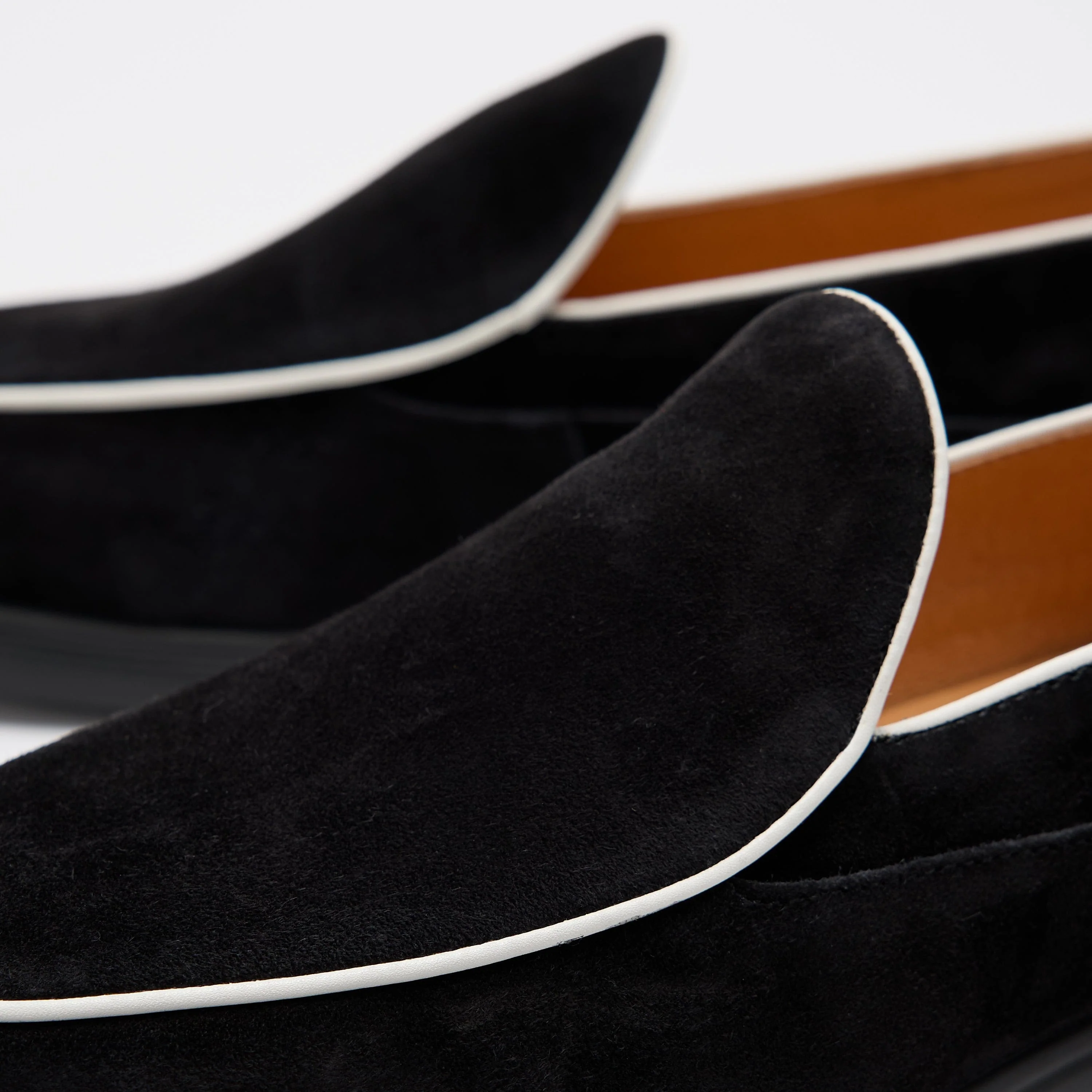 Alessandro Black Suede Venetian Loafers - Image 3