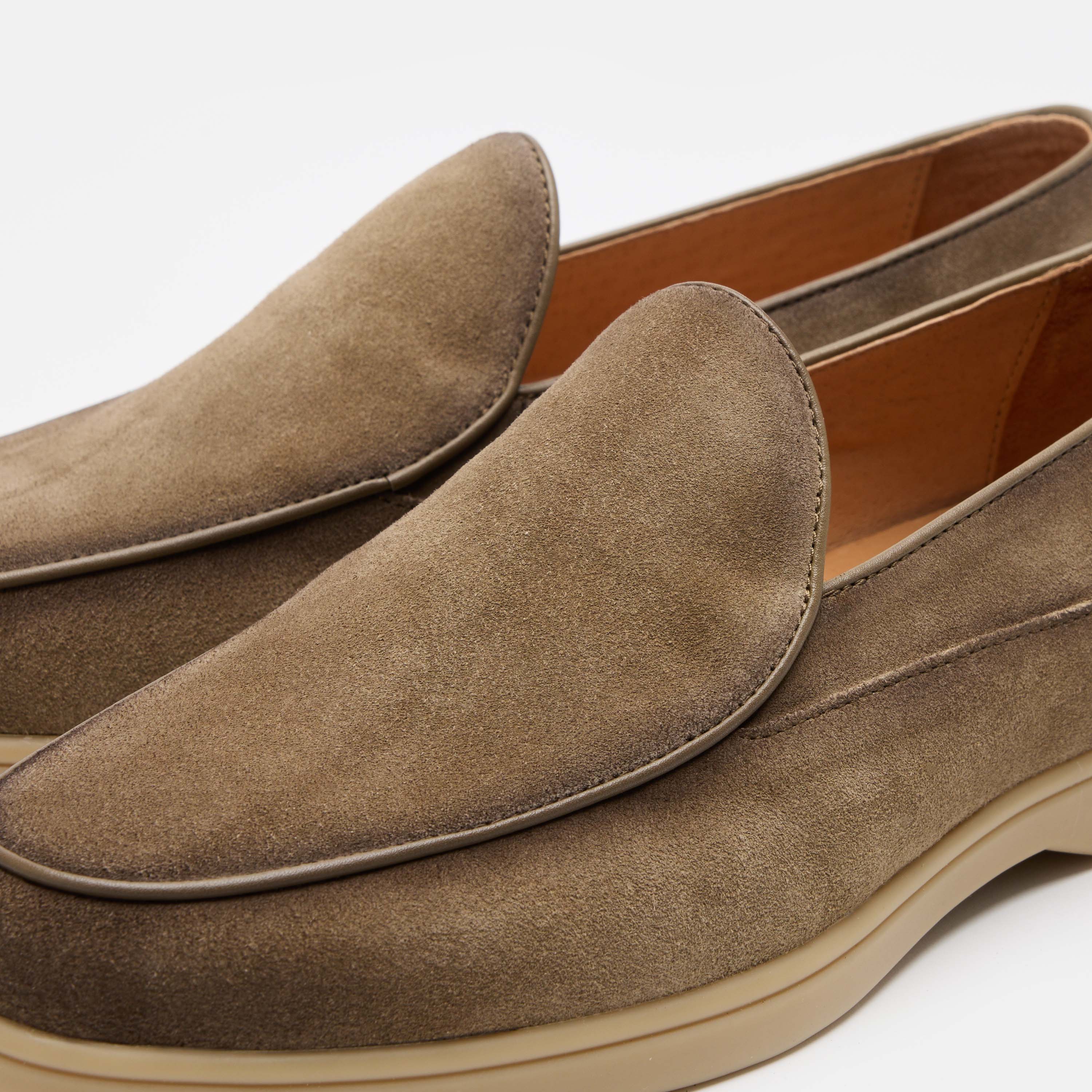 Alessandro Tan Suede Venetian Loafers - Image 3