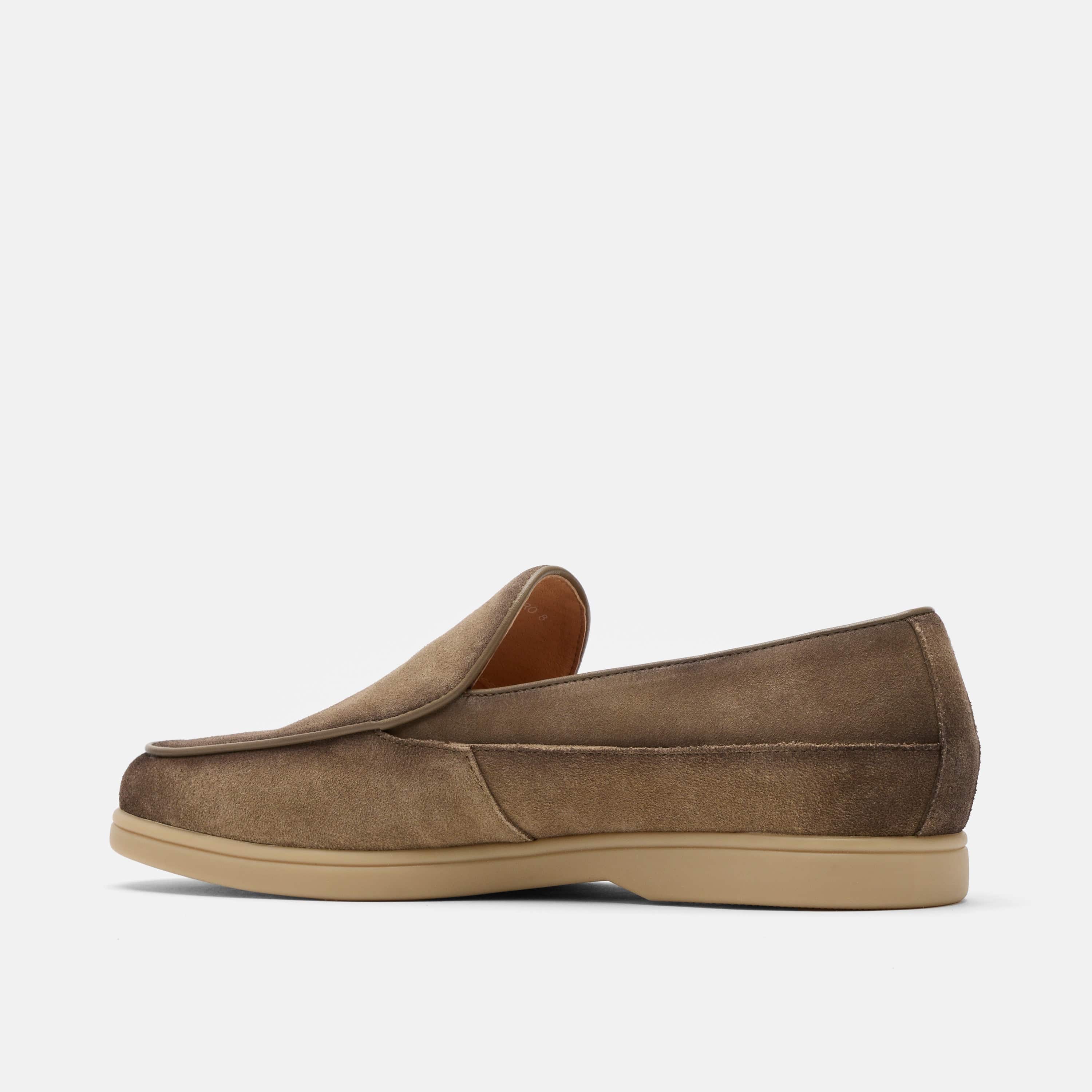 Alessandro Tan Suede Venetian Loafers - Image 4