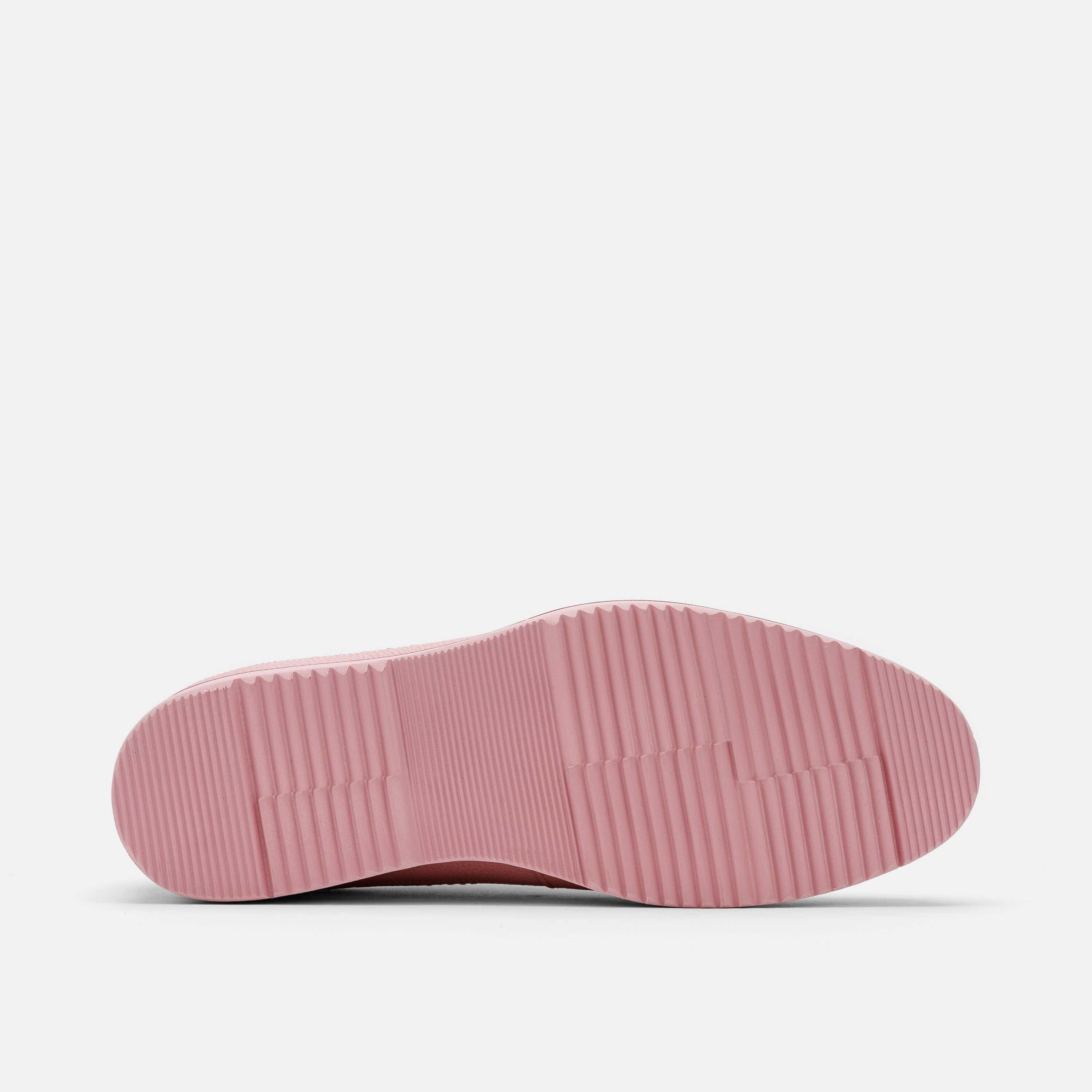 Alexander Pink Leather Longwing Sneakers - Image 6