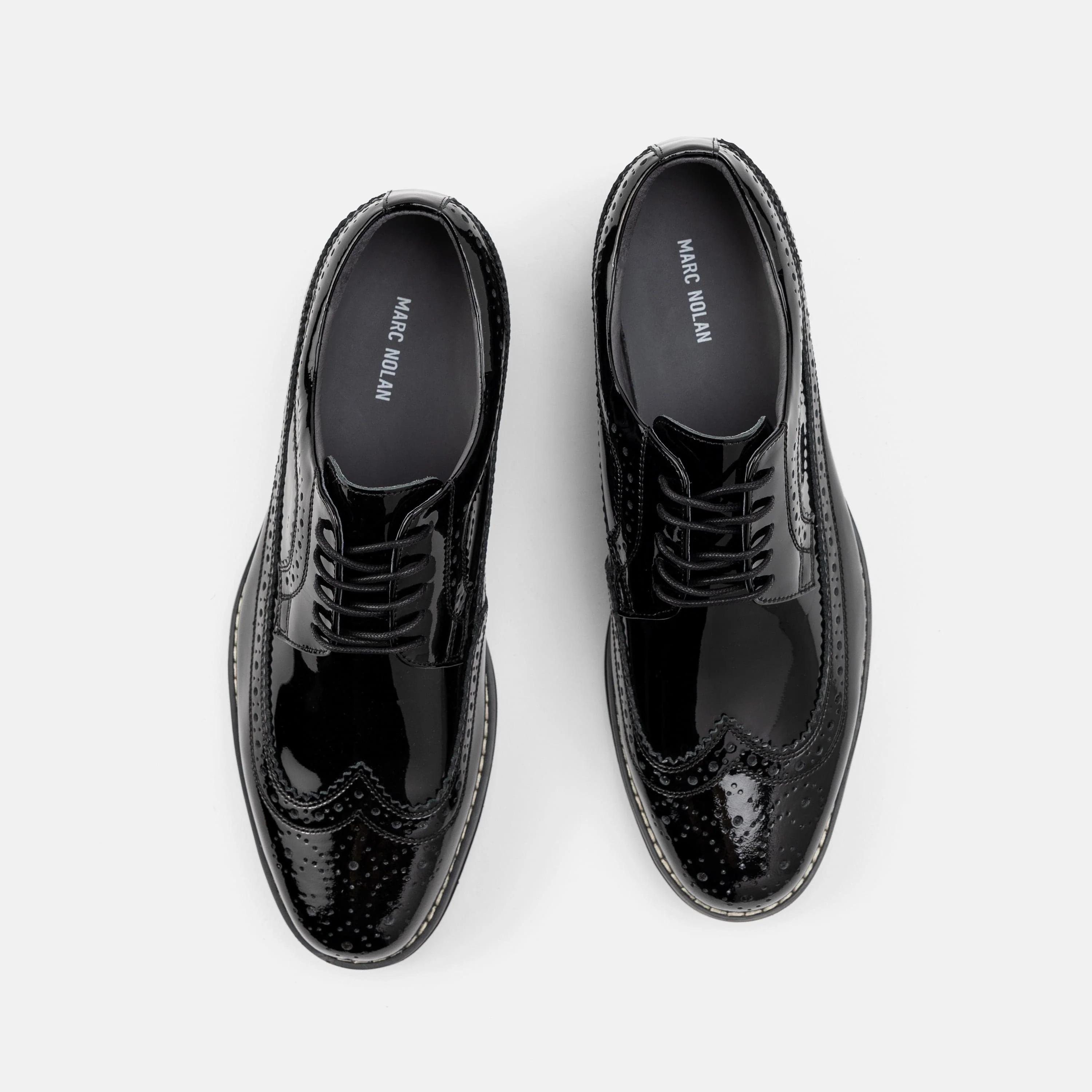 Alexander Black Patent Leather Longwing Sneakers - Image 5