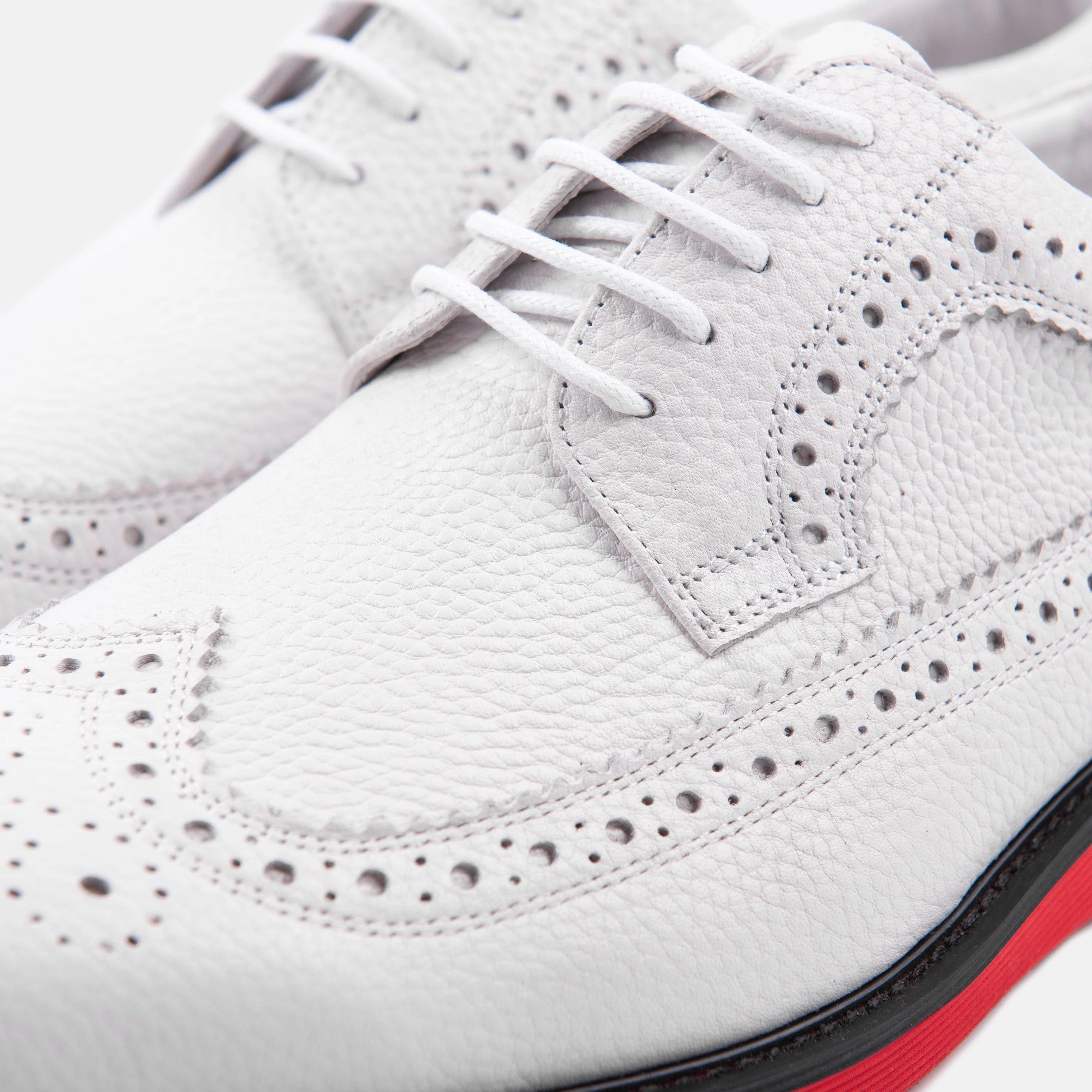 Alexander White Leather Longwing Sneakers - Image 3