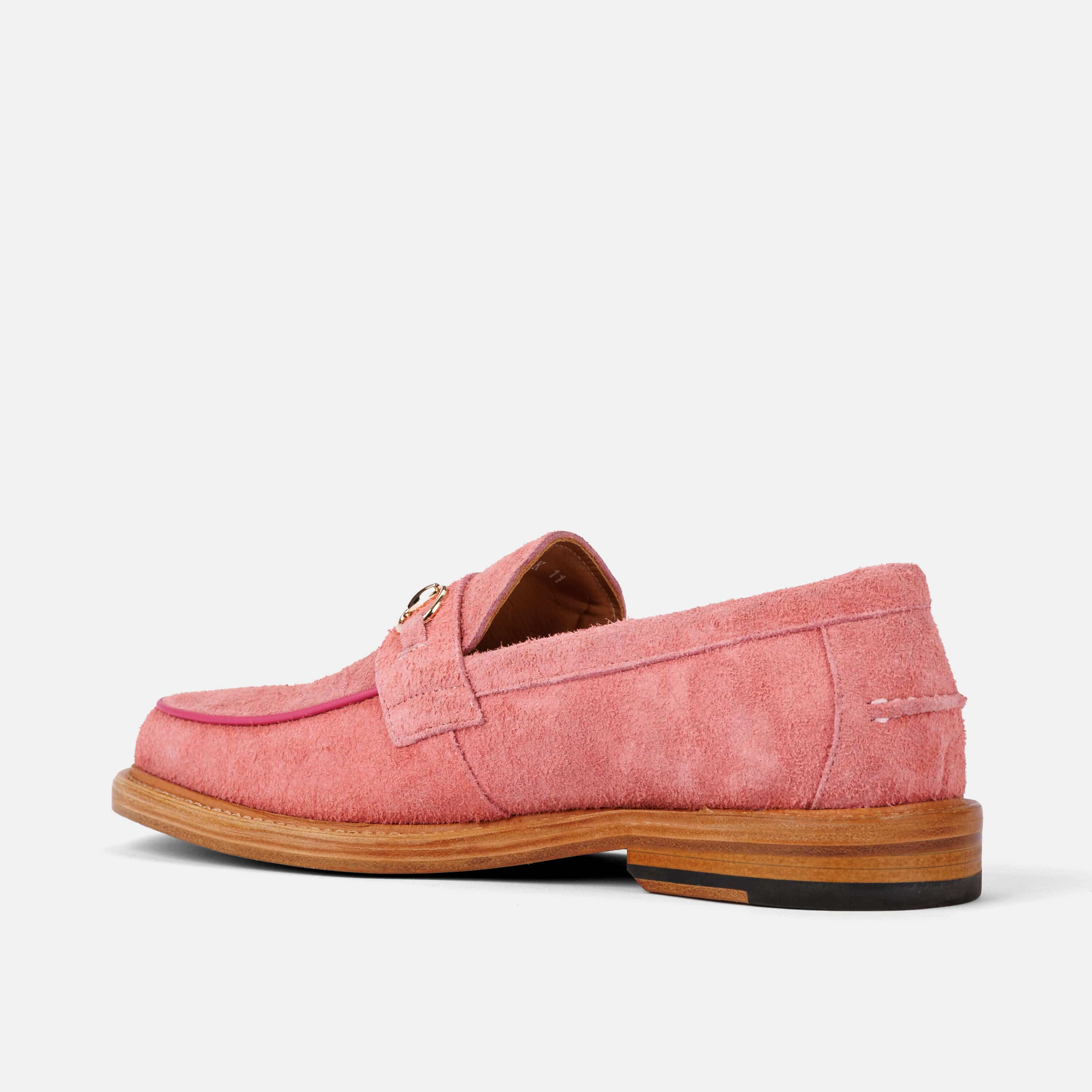 Boardwalk Rouge Suede Horse-Bit Loafers - Image 4