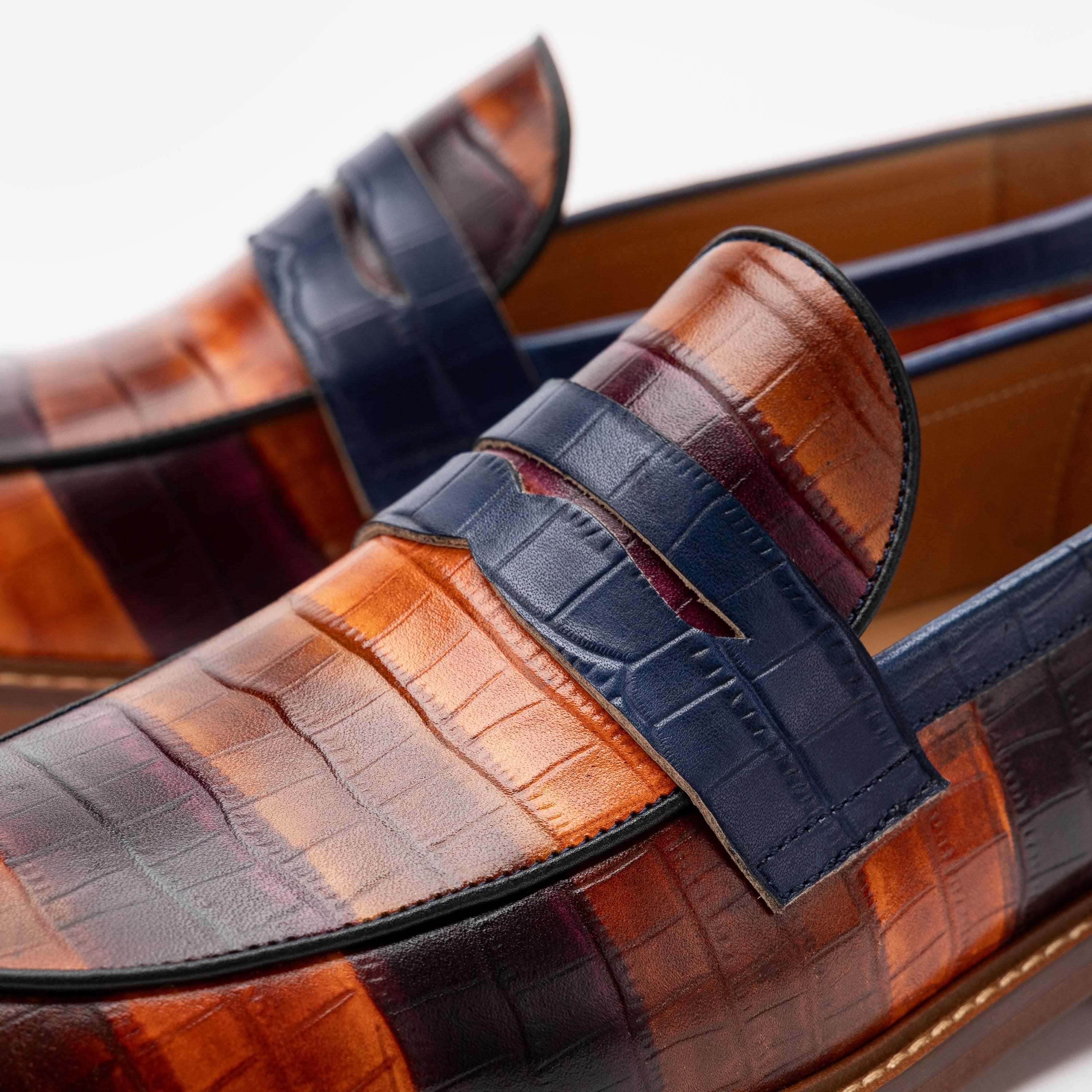 Calum Badlands Leather Penny Loafers - Image 3