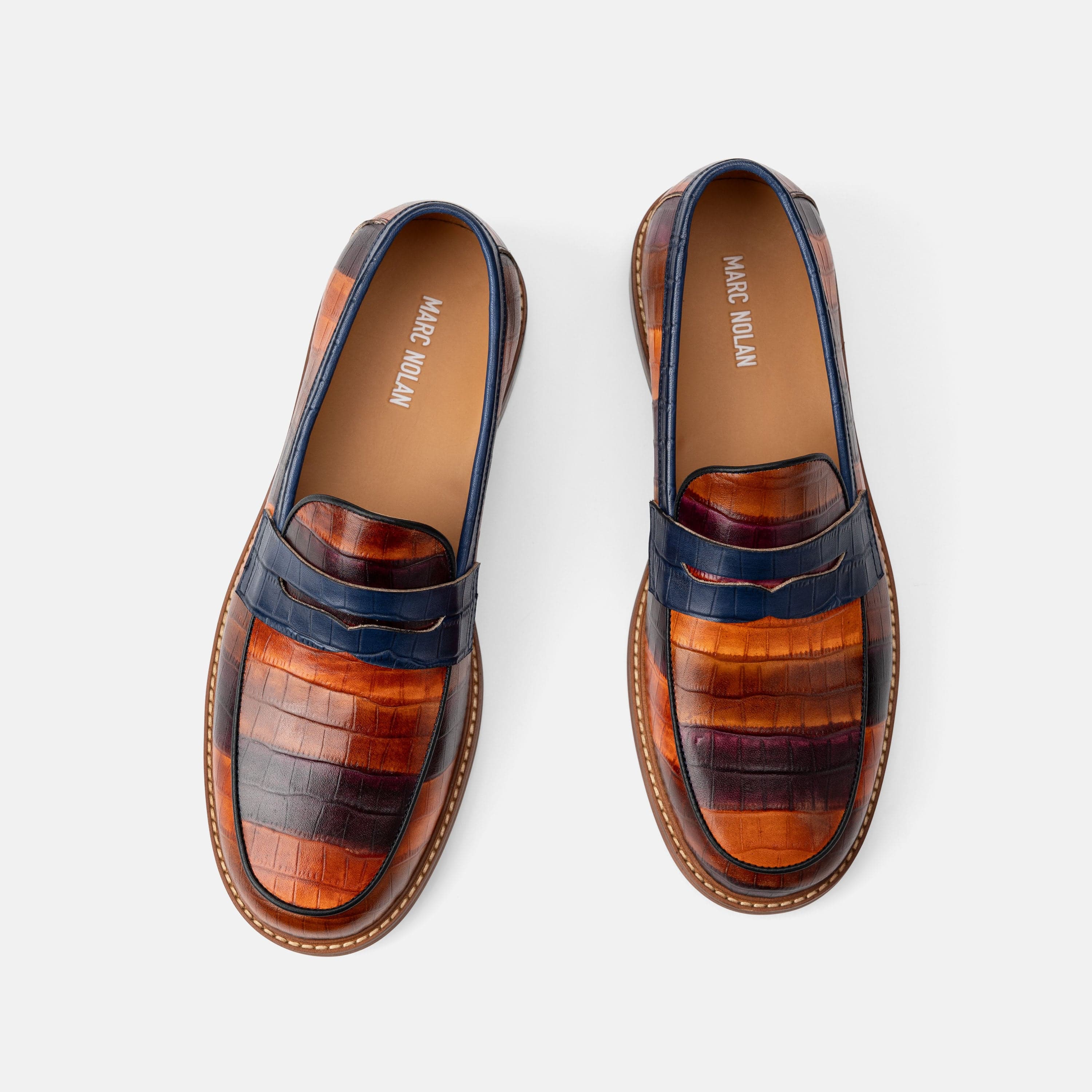 Calum Badlands Leather Penny Loafers - Image 5
