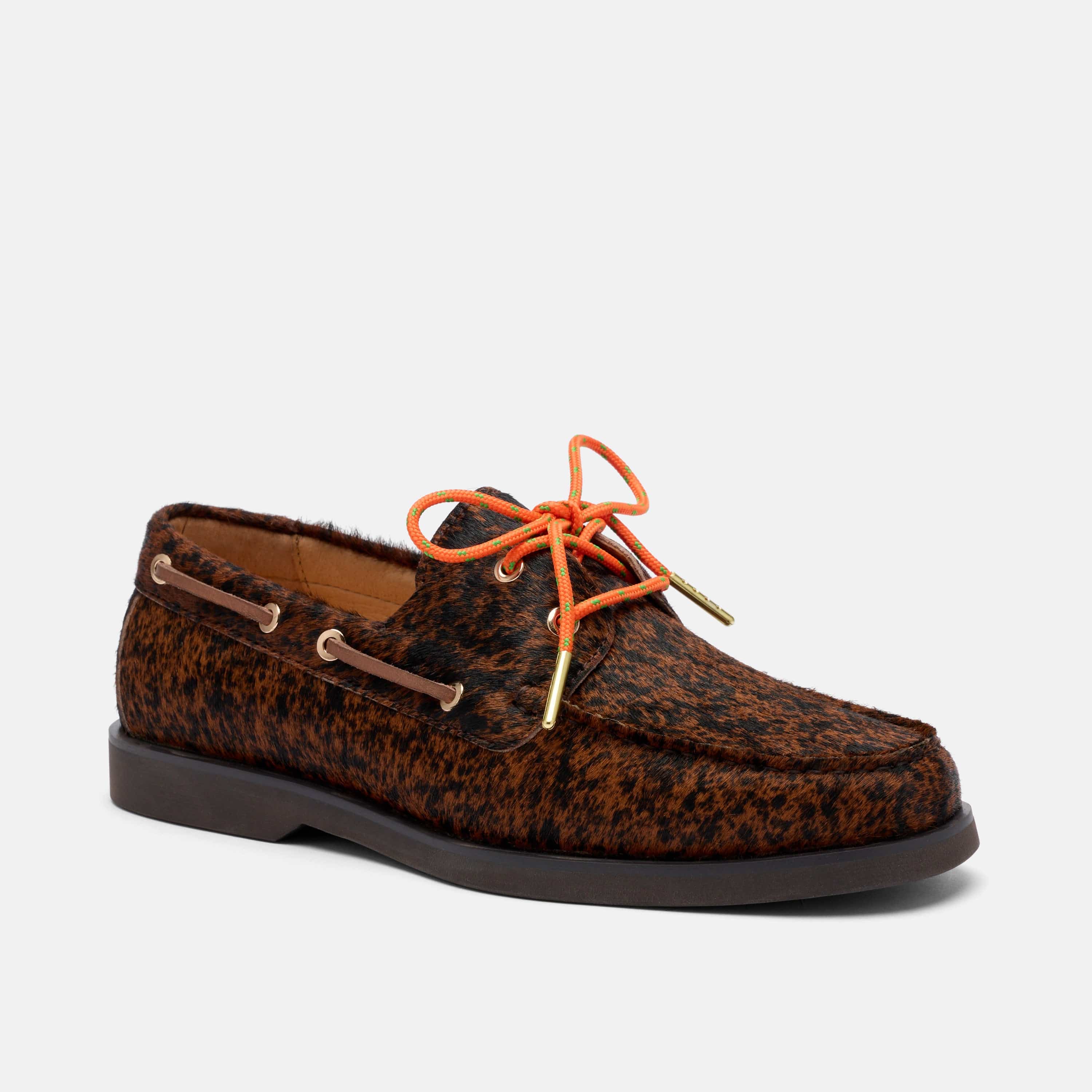 Capri Brown Cowhide Boat Shoes - Image 6
