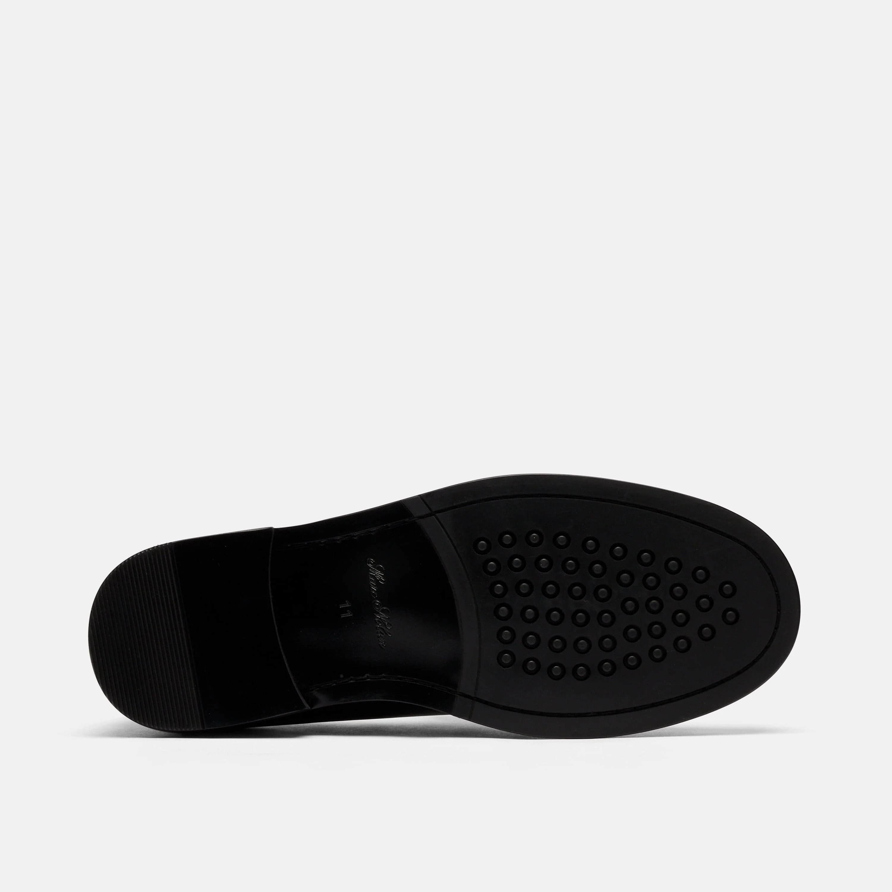 Denzel Black Calf Leather Tassel Loafers - Image 6