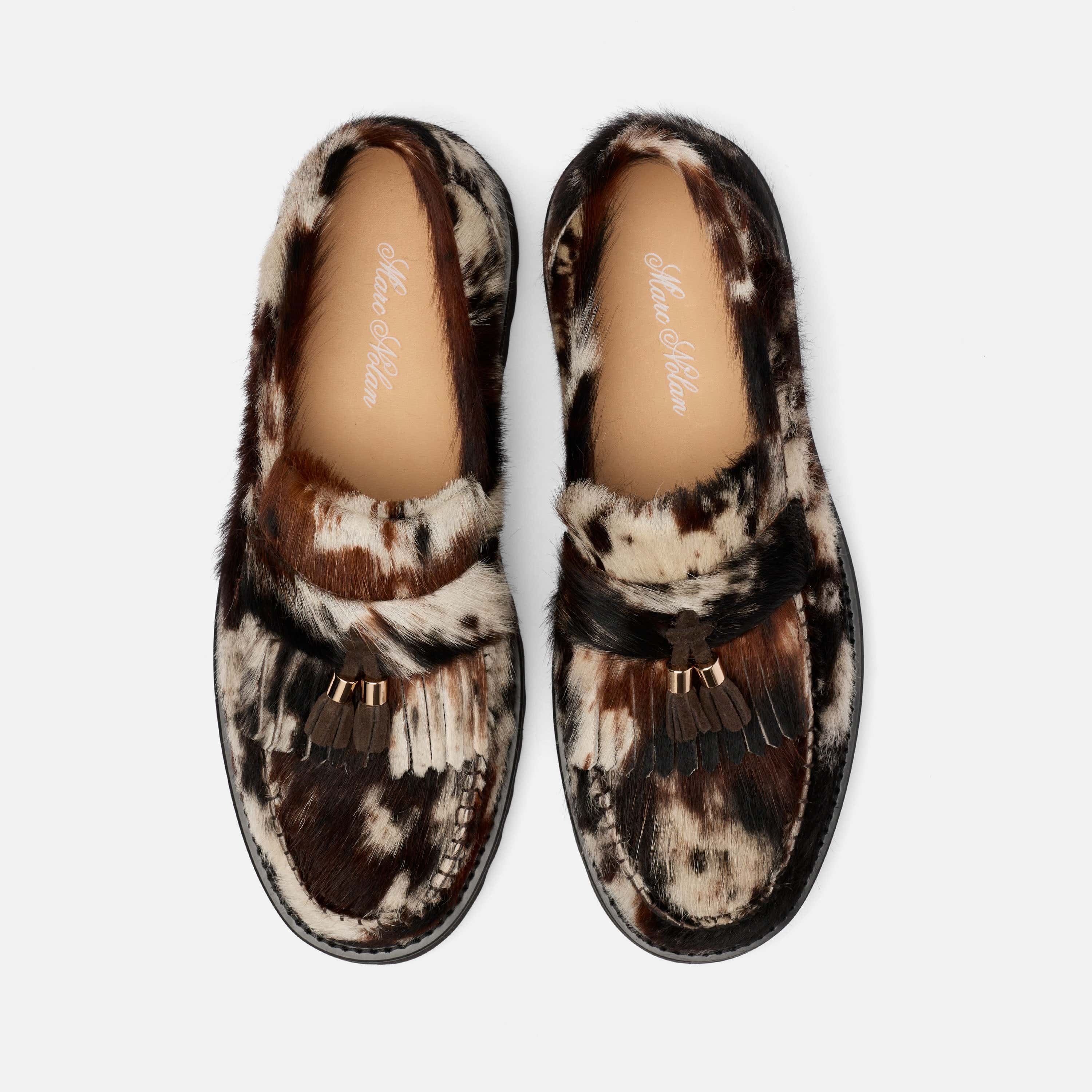 Journey Dark Horse Pony Hair Lug Tassel Loafer - Image 5