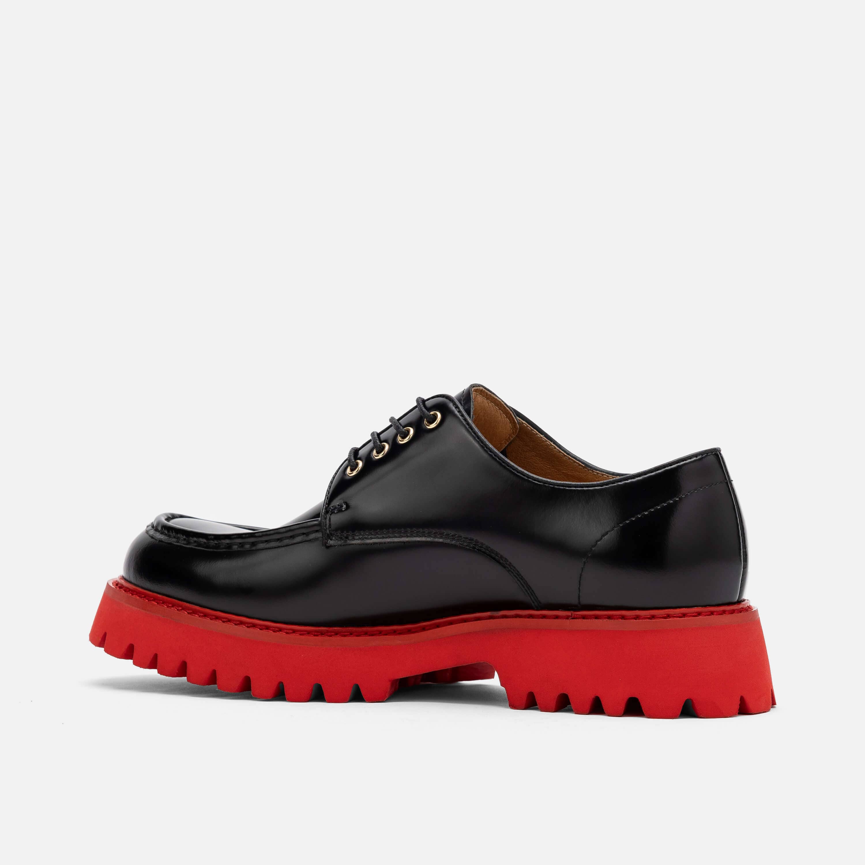 Luca Black/Red Lug Derbys - Image 4