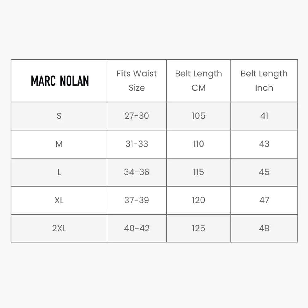 Marc Nolan Western Leather Belt - Dark Horse - Image 5