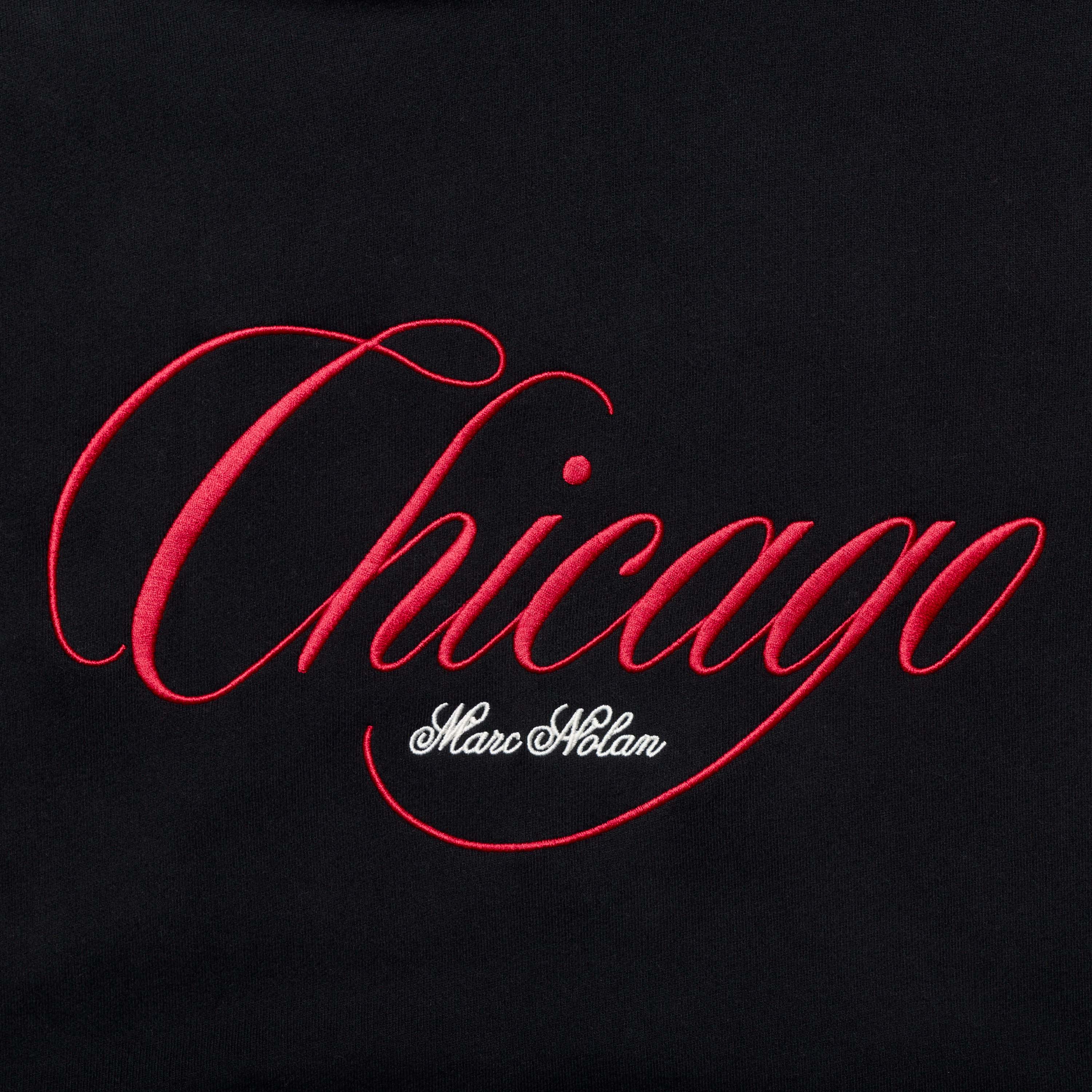 Marc Nolan Chicago Hoodie - Black - Unisex - Image 3