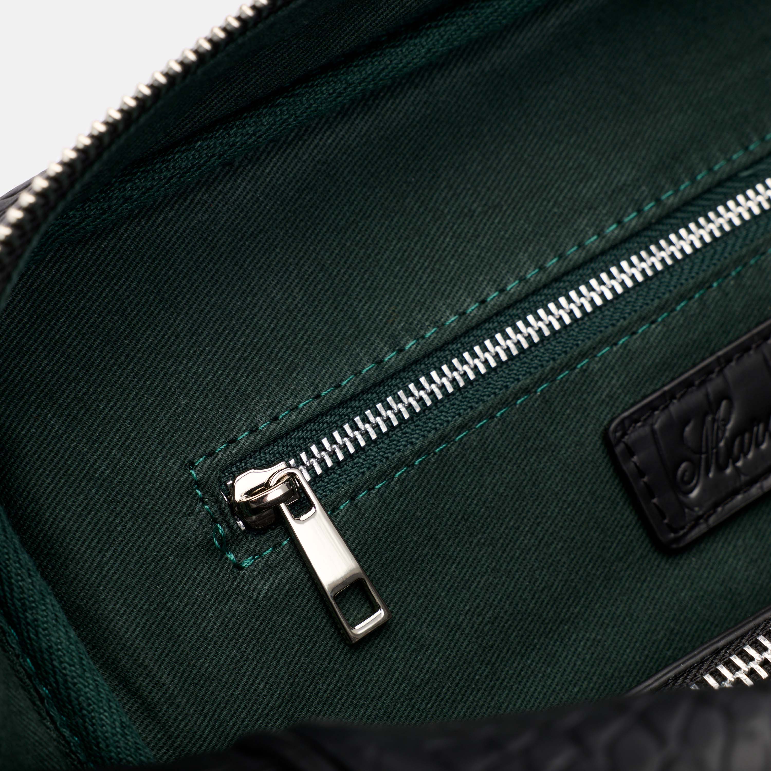 Marc Nolan Dopp Kit - Black Crocskin - Image 5