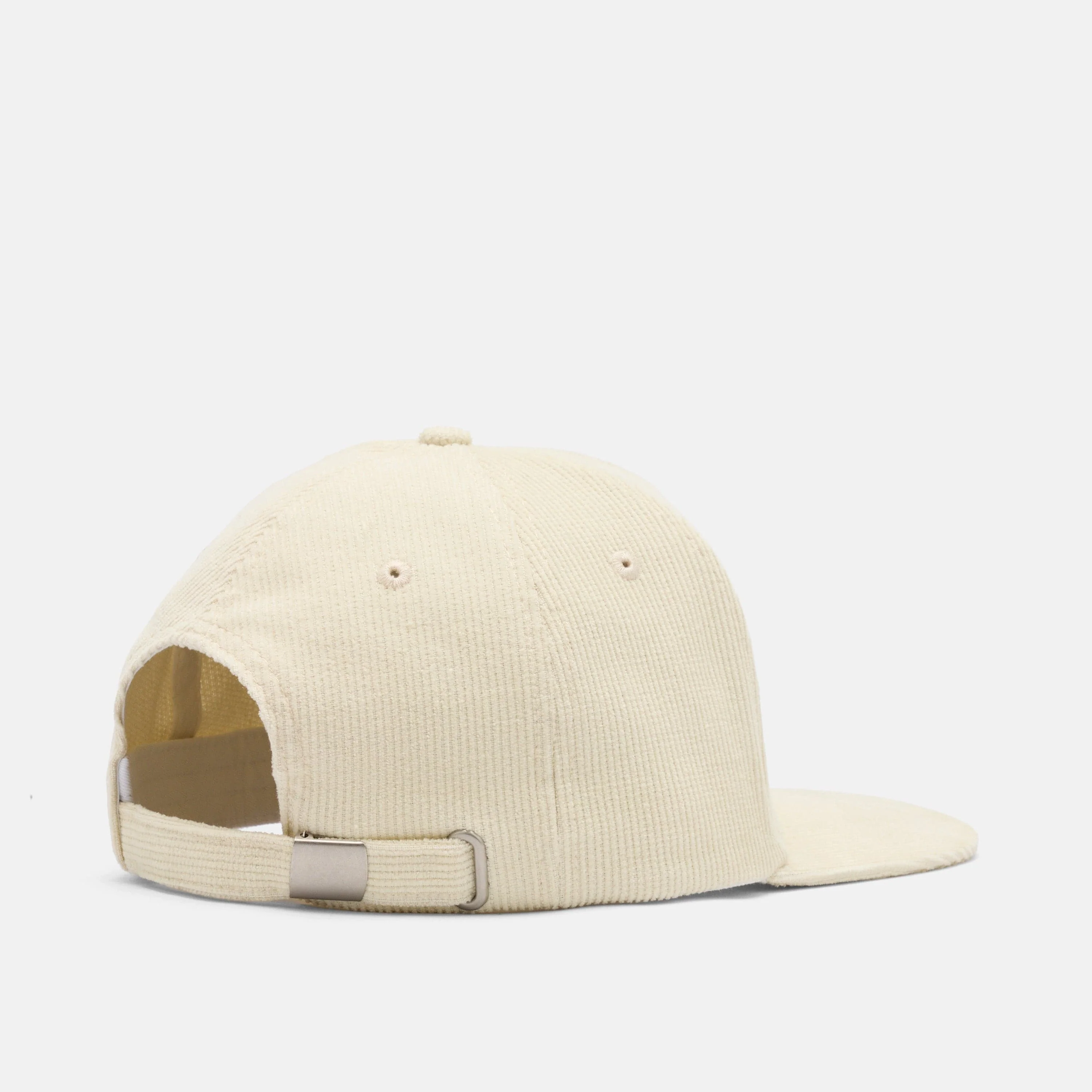 Marc Nolan Corduroy Logo Hat - Cream - Image 4