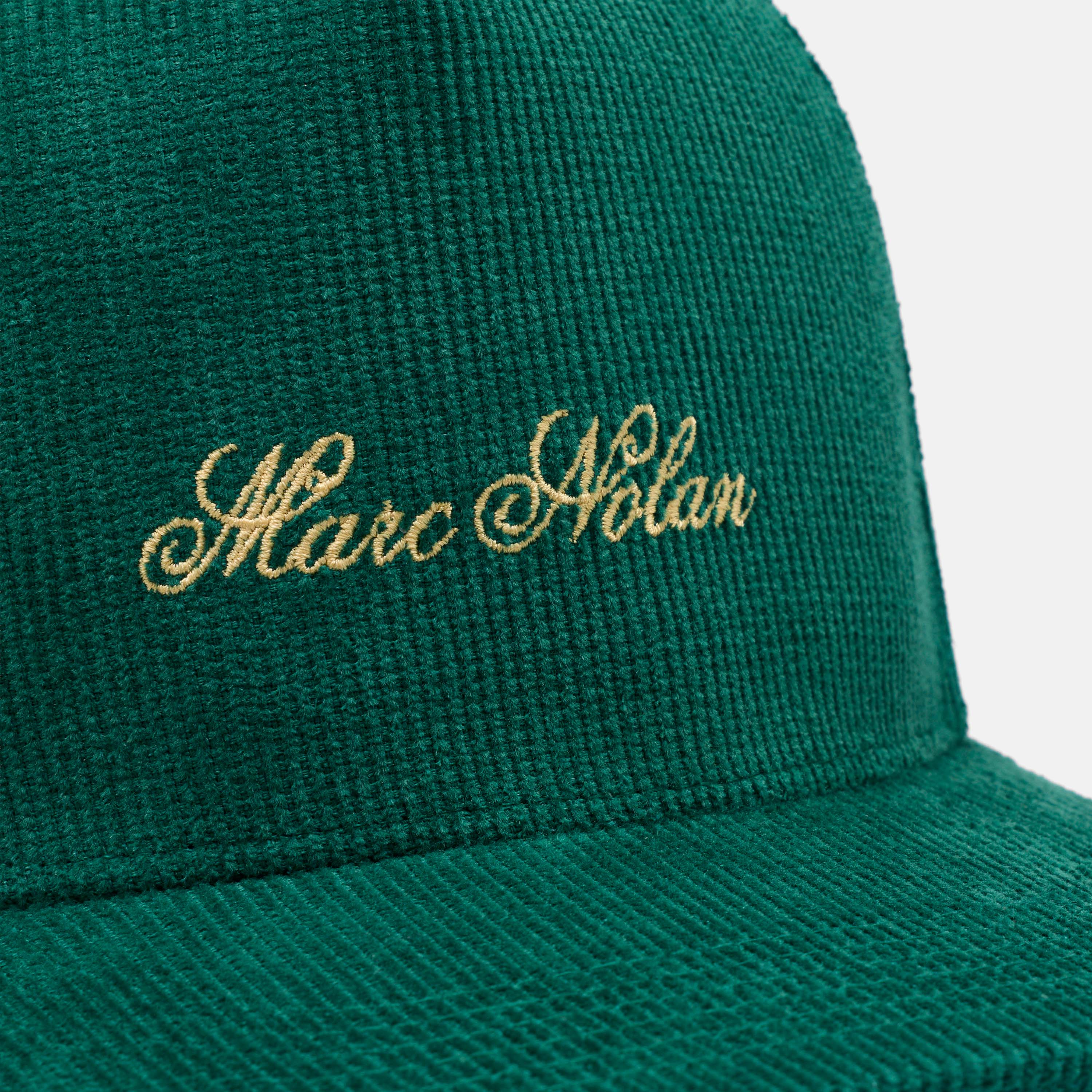 Marc Nolan Corduroy Logo Hat - Green - Image 3
