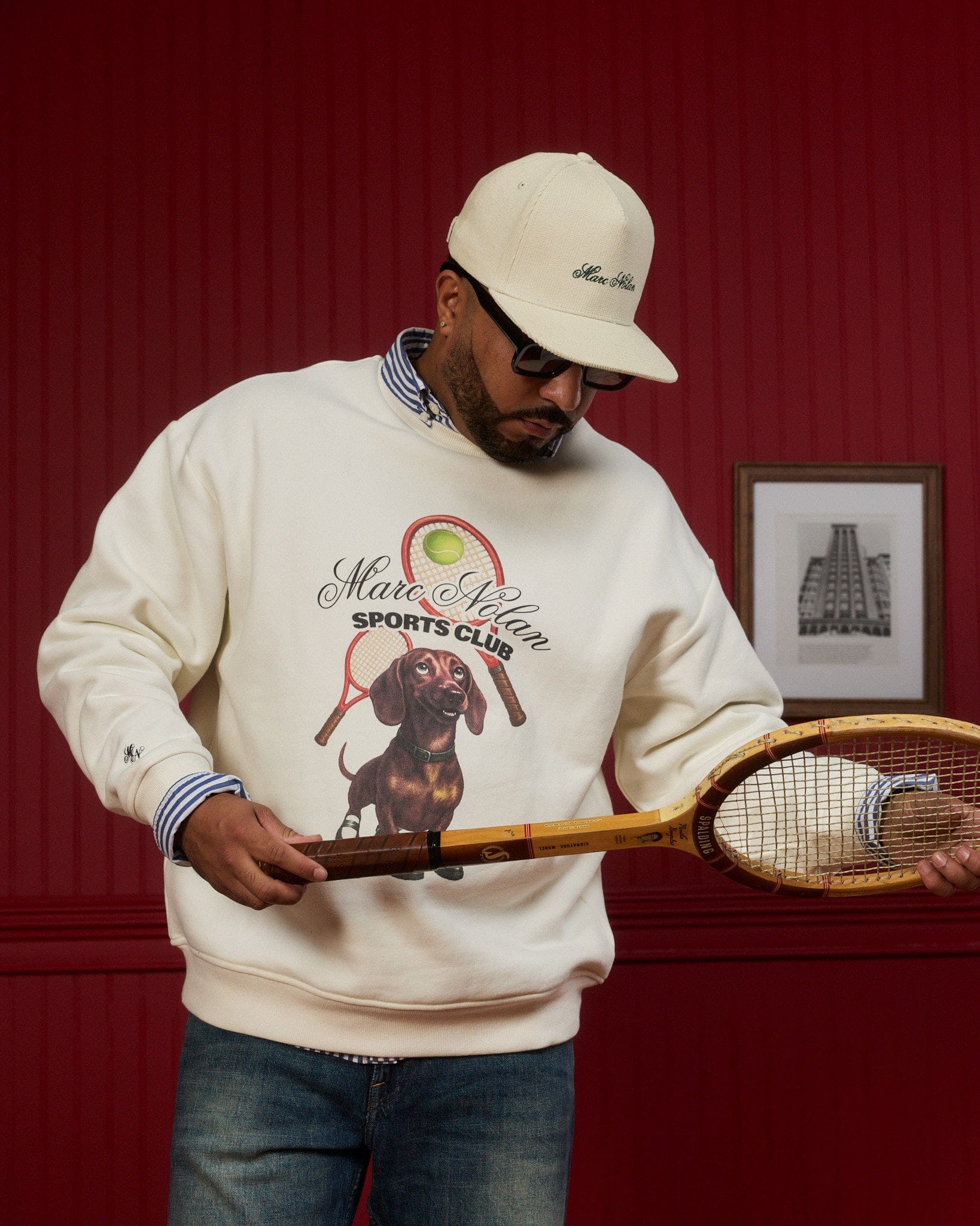 Marc Nolan Sports Club Crewneck Sweatshirt - Unisex - Image 6